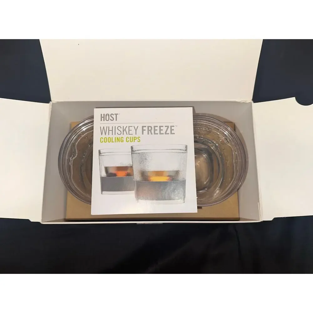 HOST Whiskey Freeze Cooling Cups NWT